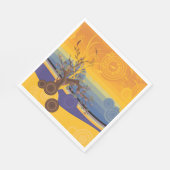 Serviette En Papier Art du coucher du soleil (Coin)