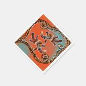 SERVIETTE EN PAPIER ART DU PLATYPUS (Coin)
