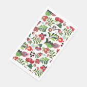 Serviette En Papier Art folklorique d'Europe de l'Est (Coin)