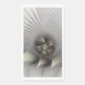 Serviette En Papier Art fractal Abstrait moderne en 3D (Devant)