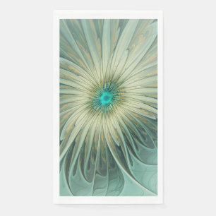 Serviette En Papier Art Fractal moderne Abstrait Imaginaire