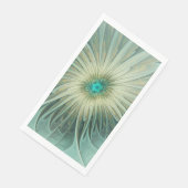 Serviette En Papier Art Fractal moderne Abstrait Imaginaire (Coin)