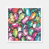 Serviette En Papier Art graffiti (Devant)