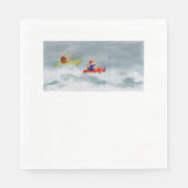 Serviette En Papier Art Kayaks (Devant)