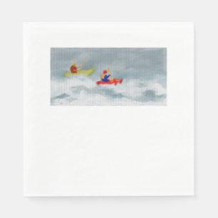 Serviette En Papier Art Kayaks