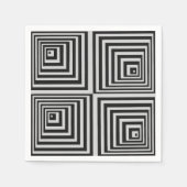 Serviette En Papier Art les années 70 (Devant)