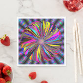 Serviette En Papier Art mandala (En situation)
