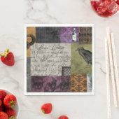 Serviette En Papier Art médiéval d'Halloween gothique Éffrayant apothe (En situation)