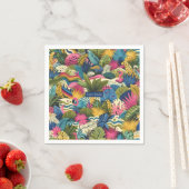 Serviette En Papier Art moderne de la jungle (En situation)