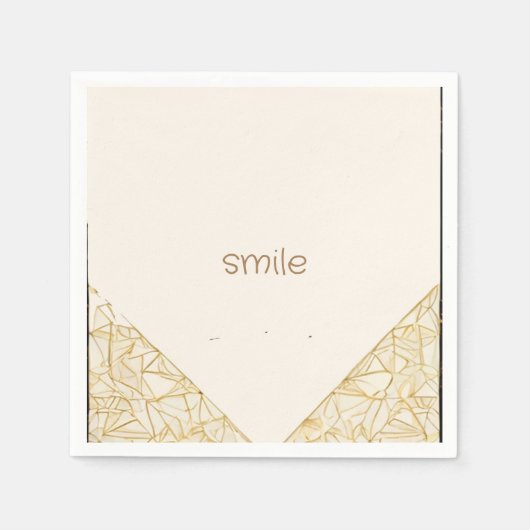 Serviette En Papier art moderne simple en pâte (Devant)