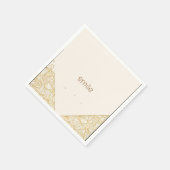 Serviette En Papier art moderne simple en pâte (Coin)