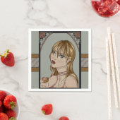 Serviette En Papier Art nouveau (En situation)