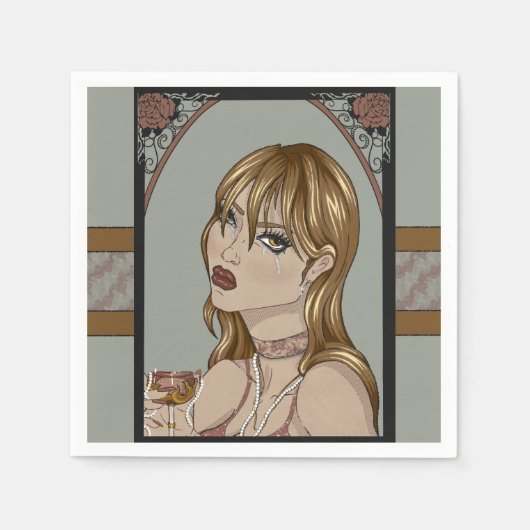 Serviette En Papier Art nouveau (Devant)