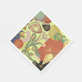 Serviette En Papier Art nouveau Abstrait (Coin)