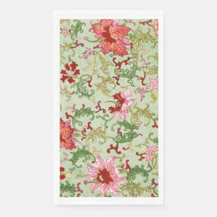Serviette En Papier Art Nouveau Chinois Floral Vintage Chinoiserie