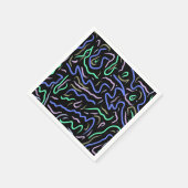 Serviette En Papier Art numérique Abstrait funky (Coin)