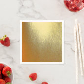 Serviette En Papier Art Or brillant (En situation)