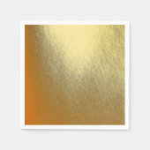 Serviette En Papier Art Or brillant (Devant)