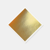 Serviette En Papier Art Or brillant (Coin)