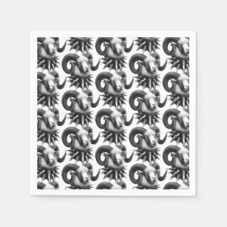 Serviette En Papier art original gothgoat par missmultifairy