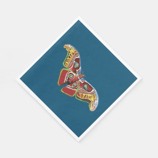 Serviette En Papier Art papillon (Coin)