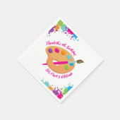 Serviette En Papier Art Party Craft Painting Girly Birthday Party (Coin)