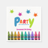 Serviette En Papier Art party pour enfants tasse de papier (Devant)