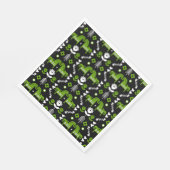 Serviette En Papier Art populaire de cheval scandinave (Coin)