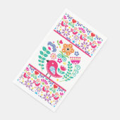 Serviette En Papier Art populaire scandinave (Coin)