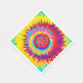 Serviette En Papier Art psychédélique (Coin)