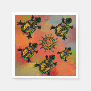 SERVIETTE EN PAPIER ART TURTLE SUD-OUEST