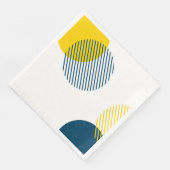 Serviette En Papier Art urbain abstrait moderne, simple, minimal et te (Coin)