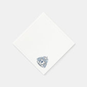 Serviette En Papier Art Vivant Fidèle - Teacup avec Croix et Dove (Coin)