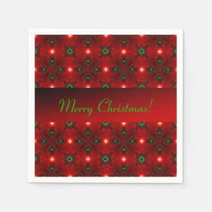 Serviette En Papier Artdeco de Noël en style rétro