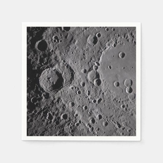 Serviette En Papier Artemis II Lunar Craters (Devant)