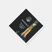 Serviette En Papier Artemis II Moon Mission (Coin)