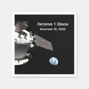 Serviette En Papier Artemis Orion Marbre bleu marine