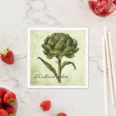 Serviette En Papier Artichoke vintage (En situation)