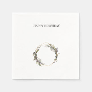 Serviette En Papier Articles de table Anniversaire Articles de table