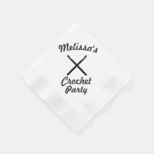 Serviette En Papier Artisanat de la fête du Fil Crochet (Coin)