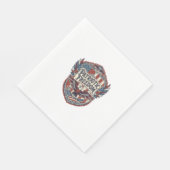 Serviette En Papier Artiste de patchwork patriotique (Coin)