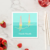 Serviette En Papier Artistic Swimming (En situation)