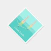 Serviette En Papier Artistic Swimming (Coin)