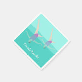 Serviette En Papier Artistic Swimming (Coin)