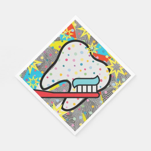 Serviette En Papier Arts dentaires (Coin)