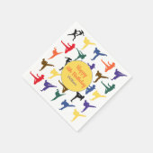 Serviette En Papier Arts martiaux du Japon Karate Party Joyeux anniver (Coin)