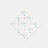 Serviette En Papier Arts martiaux Karate Étoiles Abstraites Étincelles (Coin)