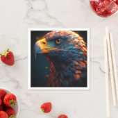 Serviette En Papier Artsy Bird (En situation)