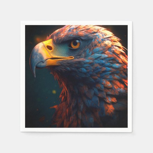 Serviette En Papier Artsy Bird (Devant)