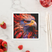 Serviette En Papier Artsy Bird (En situation)